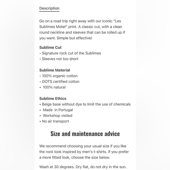 LES SUBLIMES “Motel” Vintage Retro Style Graphic T- shirt - Picture 4 of 7